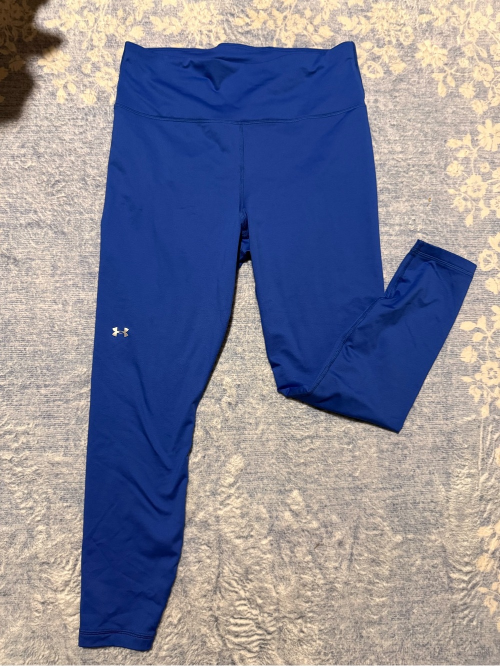Under Armour Girls Blue Performance Leggings